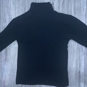 Black turtleneck sweater #turtleneck